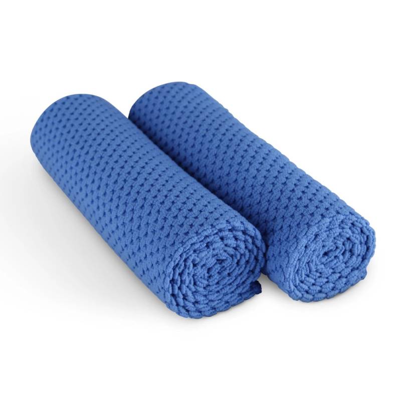 Bestlivings Microfaser Geschirrtuch Double Face 60 x 40 cm 4er Pack Blau von BESTLIVINGS
