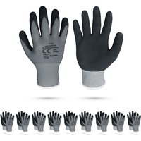 Bestlivings - Robuste Arbeitshandschuhe - 10er Pack- Montagehandschuhe One Size feinfühlige Schutz-Handschuhe für die Arbeit - Latex Handschuhe von BESTLIVINGS