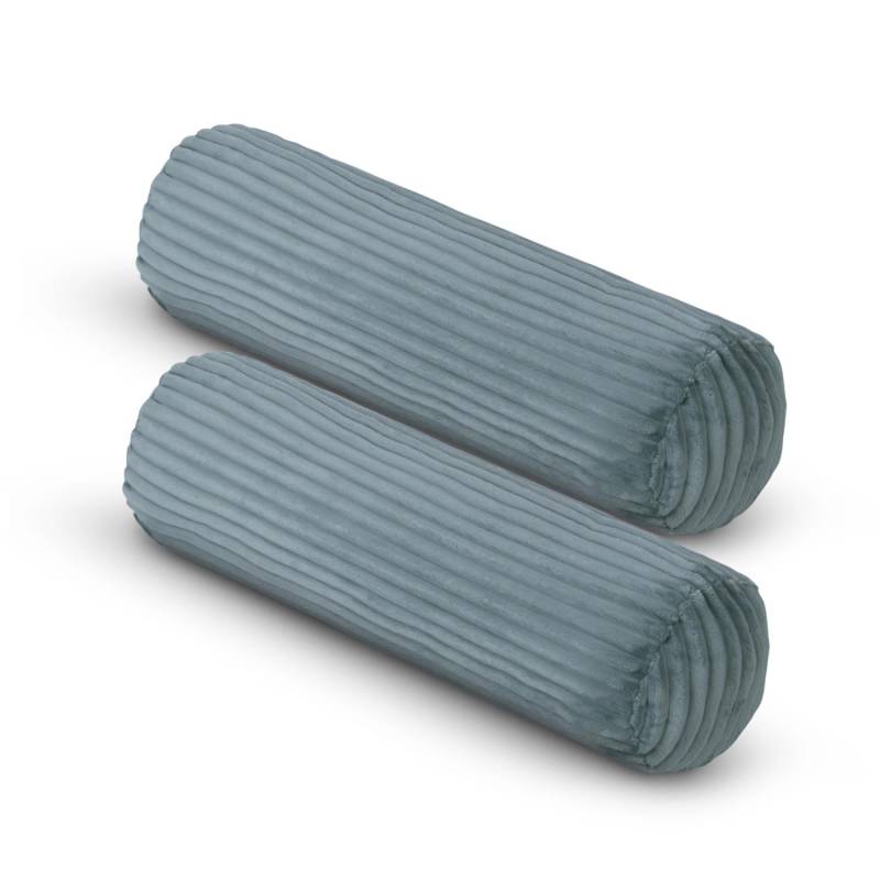 Bestlivings Sofakissen Cord Optik Graugrün 70 x 20cm 2er Pack von BESTLIVINGS