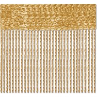 Bestlivings - Fadenvorhang 2er Pack Gardine Raumteiler, Auswahl: 90x240 gold - goldbeige - Gold von BESTLIVINGS