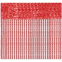 Fadenvorhang 2er Pack Gardine Raumteiler, Auswahl: 90x240 rot - feuerrot - Rot von BESTLIVINGS