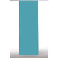 Flächenvorhang blickdicht Schiebegardine Raumteiler Schiebevorhang ca.60cm x 245cm, Auswahl: mit Technik, Türkis - Türkis von BESTLIVINGS