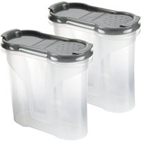 Bestlivings - Gewürzdosen 300ml ( 1er Pack - Anthrazit ) Aufbewahrungsboxen für Gewürze - Luftdichte Schüttdose aus bpa freien Kunststoff, von BESTLIVINGS