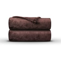 Bestlivings - Kuscheldecke Mirabella - hochwertige Flauschige Decke, Cashmere Touch, 130 x 170 cm - Braun - Braun von BESTLIVINGS