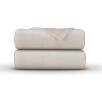 Bestlivings - Kuscheldecke Mirabella - hochwertige Flauschige Decke, Cashmere Touch, 130 x 170 cm - Creme - Beige von BESTLIVINGS