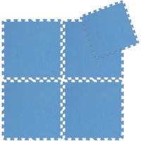 Pool-Bodenschutzmatte ( Blau ), Unterlegmatte zum Schutz ihres Pools, 8 Stück ( 50x50x0,4 cm ) - 2m² - Robustes Stecksystem beliebig erweiterbar von BESTLIVINGS