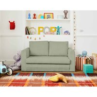 Lisa Design - Marilia - 2-sitzer sofa – mit schlaffunktion – aus cord - salbeigrün von LISA DESIGN