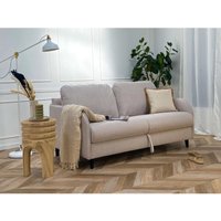 Bestmobilier - Cosmos - 3-sitzer schlafsofa - tägliche schlafgelegenheit matratze 11 cm - aus stoff - beige Bestmobilier - Cosmos - 3-sitzer schlafsofa - tägliche schlafgelegenheit matratze 11 cm - aus stoff - beige von BESTMOBILIER