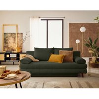 Wunder - 3-sizter schlafsofa mit bettkasten aus cordstoff - grün Wunder - 3-sizter schlafsofa mit bettkasten aus cordstoff - grün von BESTMOBILIER