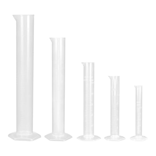 BESTOMZ Kunststoff Messzylinder Abgestufte Zylinder 10ml 25ml 50ml 100ml 250ml BESTOMZ Kunststoff Messzylinder Abgestufte Zylinder 10ml 25ml 50ml 100ml 250ml von BESTOMZ