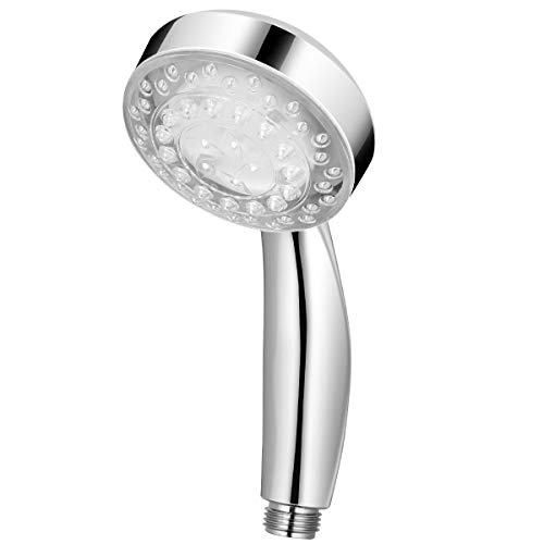 BESTOMZ LED Duschkopf Wellnessbrause Handbrause Brausekopf Bunt Multicolor Mehrfarbig mit Licht Farbwechsel 7 Farbe automatic BESTOMZ LED Duschkopf Wellnessbrause Handbrause Brausekopf Bunt Multicolor Mehrfarbig mit Licht Farbwechsel 7 Farbe automatic von BESTOMZ