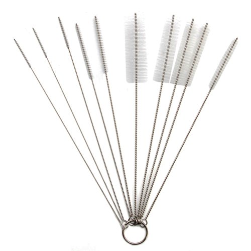 BESTOMZ Reagenzglasbürste Set, Rohrbürsten, Flasche Reinigungsbürsten, Tüllenbürste, feine Borsten, Reinigen Werkzeug für schmale Öffnungen, Schläuchen, Heizung 10 Stk. BESTOMZ Reagenzglasbürste Set, Rohrbürsten, Flasche Reinigungsbürsten, Tüllenbürste, feine Borsten, Reinigen Werkzeug für schmale Öffnungen, Schläuchen, Heizung 10 Stk. von BESTOMZ
