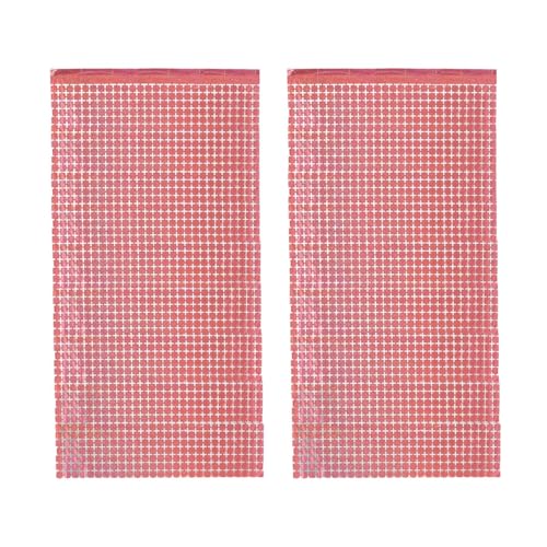 BESTORI 2 Stück Lametta Vorhänge Roségold Glitzer Folien Fransen Hintergrund Dekoration für Weihnachtsbaum Geburtstage Festivals Party Bühnendekor, 1x 2 m BESTORI 2 Stück Lametta Vorhänge Roségold Glitzer Folien Fransen Hintergrund Dekoration für Weihnachtsbaum Geburtstage Festivals Party Bühnendekor, 1x 2 m von BESTORI