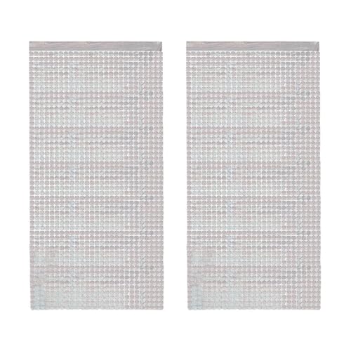 BESTORI 2 Stück Lametta Vorhänge Silber Glitzer Folien Fransen Hintergrund Dekoration für Weihnachtsbaum Geburtstage Festivals PartyBühnendekor, 1x 2 m BESTORI 2 Stück Lametta Vorhänge Silber Glitzer Folien Fransen Hintergrund Dekoration für Weihnachtsbaum Geburtstage Festivals PartyBühnendekor, 1x 2 m von BESTORI
