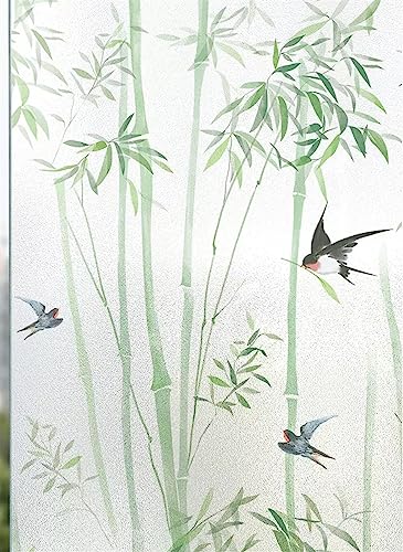 BESTORI Fensterfolie Blickdicht Sichtschutzfolie Fenster Statisch Haftend Selbstklebend Milchglasfolie Anti-UV Dekofolie für Schlafzimmer Badezimmer Küche 60 x 200 cm, Bambus BESTORI Fensterfolie Blickdicht Sichtschutzfolie Fenster Statisch Haftend Selbstklebend Milchglasfolie Anti-UV Dekofolie für Schlafzimmer Badezimmer Küche 60 x 200 cm, Bambus von BESTORI