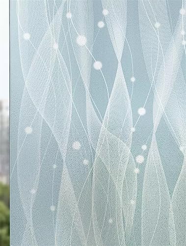 BESTORI Fensterfolie Blickdicht Sichtschutzfolie Fenster Statisch Haftend Selbstklebend Milchglasfolie Anti-UV Dekofolie für Schlafzimmer Badezimmer Küche 90 x 150 cm, Restwelligkeit 2 BESTORI Fensterfolie Blickdicht Sichtschutzfolie Fenster Statisch Haftend Selbstklebend Milchglasfolie Anti-UV Dekofolie für Schlafzimmer Badezimmer Küche 90 x 150 cm, Restwelligkeit 2 von BESTORI
