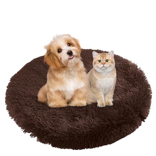 BESTORI Hundebett Flauschig Katzen Schlafplatz Matte Waschbar Hundekissen Haustierbett Weiche Polsterung für Kleine Mittel Große Haustier, Braun 1, 70 x 70 cm BESTORI Hundebett Flauschig Katzen Schlafplatz Matte Waschbar Hundekissen Haustierbett Weiche Polsterung für Kleine Mittel Große Haustier, Braun 1, 70 x 70 cm von BESTORI
