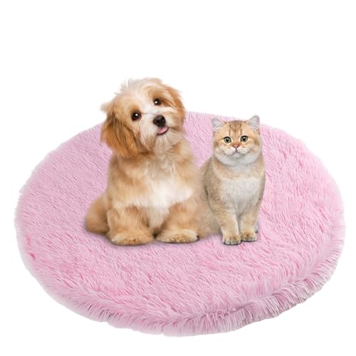 BESTORI Hundebett Flauschig Katzen Schlafplatz Matte Waschbar Hundekissen Haustierbett Weiche Polsterung für Kleine Mittel Große Haustier, Hellrosa, 40 x 40 cm BESTORI Hundebett Flauschig Katzen Schlafplatz Matte Waschbar Hundekissen Haustierbett Weiche Polsterung für Kleine Mittel Große Haustier, Hellrosa, 40 x 40 cm von BESTORI