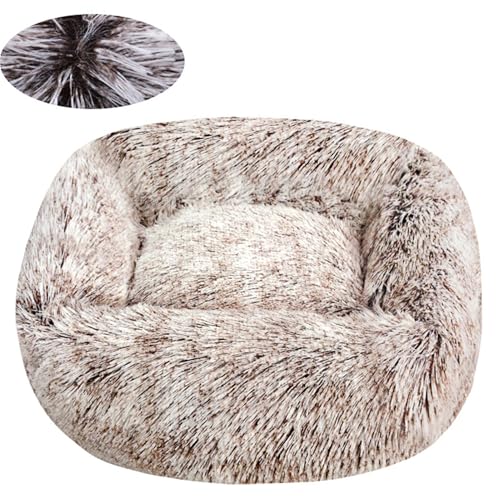 BESTORI Hundebett Gradient Katzenbett Flauschig Hundematte mit rutschfeste Unterseite Weiche Haustierbett Maschinenwaschbar Katze Kissen, Khaki, 55 x 45 cm BESTORI Hundebett Gradient Katzenbett Flauschig Hundematte mit rutschfeste Unterseite Weiche Haustierbett Maschinenwaschbar Katze Kissen, Khaki, 55 x 45 cm von BESTORI