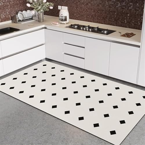 BESTORI Küchenläufer Küchenteppich Waschbar rutschfest Leicht Zu Reinigen Teppich küche mit Ölfest und Wasserdicht PVC für Küche Esszimmer, 80x200cm BESTORI Küchenläufer Küchenteppich Waschbar rutschfest Leicht Zu Reinigen Teppich küche mit Ölfest und Wasserdicht PVC für Küche Esszimmer, 80x200cm von BESTORI