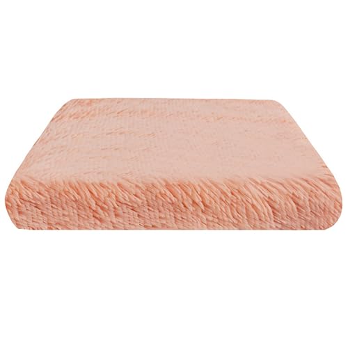 BESTORI Orthopädisches Hundebett Flauschig Weiche Haustierbett Abnehmbar maschinenwaschbar Katzenkissen mit rutschfeste Unterseite, Orange, 50 x 40 cm BESTORI Orthopädisches Hundebett Flauschig Weiche Haustierbett Abnehmbar maschinenwaschbar Katzenkissen mit rutschfeste Unterseite, Orange, 50 x 40 cm von BESTORI