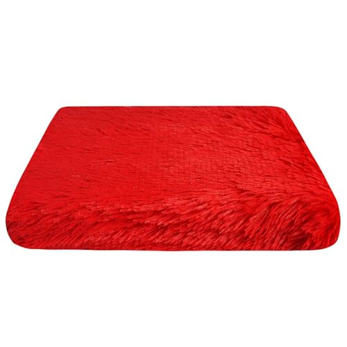 BESTORI Orthopädisches Hundebett Flauschig Weiche Haustierbett Abnehmbar maschinenwaschbar Katzenkissen mit rutschfeste Unterseite, Rot, 75 x 50 cm BESTORI Orthopädisches Hundebett Flauschig Weiche Haustierbett Abnehmbar maschinenwaschbar Katzenkissen mit rutschfeste Unterseite, Rot, 75 x 50 cm von BESTORI