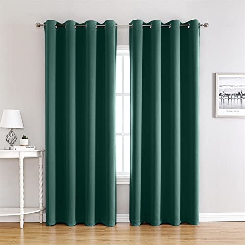 BESTORI Verdunklungsvorhänge Blickdicht Vorhang Gardinen Wohnzimmer Verdunkelungsgardine Fensterschal Fenstervorhang Blickdichte Ösenvorhang von BESTORI