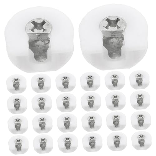 BESTOYARD 30 Stück Regalhalterungen Aus Kunststoff für Kleiderschrank und Schrank Verstellbares Platzsparendes Verstecktes Design von BESTOYARD