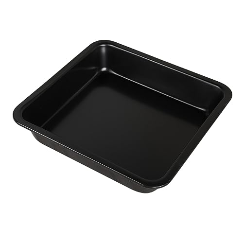BESTOYARD 1 Stück Backform Tabletts Formulare Backware Küchengeräte Kuchen Backen Braten Pizza-backplatte Brotbackpfanne Brot Backblech Pizza-backblech Black von BESTOYARD