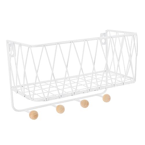 BESTOYARD 1 Stück Haken Lagerregal groß Trocknen Schlüsselhalter zur Wandmontage Gestell Storage Shelves abstellständer Handtuch-Halter shelbs Badezimmerregal Handtuchlagerständer Holz Weiß BESTOYARD 1 Stück Haken Lagerregal groß Trocknen Schlüsselhalter zur Wandmontage Gestell Storage Shelves abstellständer Handtuch-Halter shelbs Badezimmerregal Handtuchlagerständer Holz Weiß von BESTOYARD