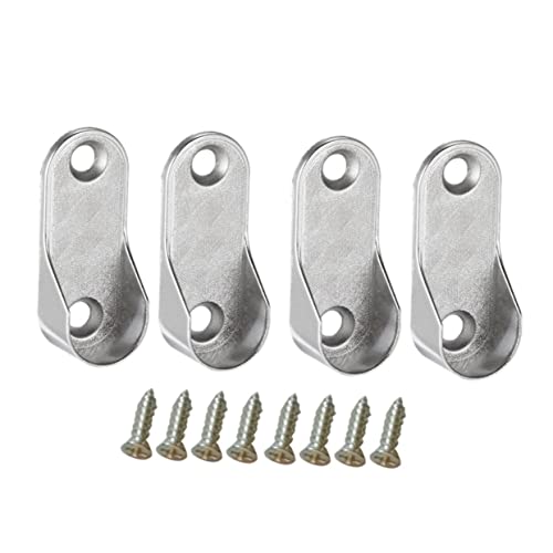 BESTOYARD 12stücke Möbelbeschläge Stangenzubehör Halterung Für Kleiderstangen Aus Gussmetall Ovaler Schrankstangen-endstützen Mit Schrauben Inklusive Montage BESTOYARD 12stücke Möbelbeschläge Stangenzubehör Halterung Für Kleiderstangen Aus Gussmetall Ovaler Schrankstangen-endstützen Mit Schrauben Inklusive Montage von BESTOYARD