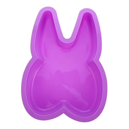 BESTOYARD 1Stk Backform Cupcake-Pfanne Kuchendekorationsform Käsekuchenform Hasenkerzenform Gummiform küchenmaschiene kochgeschirr silikonform selber machen Hasenohren-Kuchenform Kieselgel von BESTOYARD