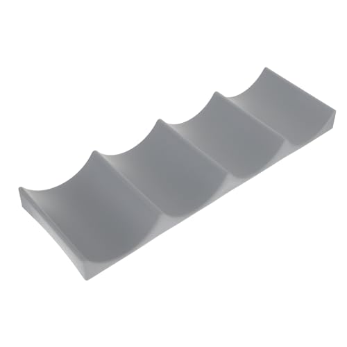 BESTOYARD 2 Stück Weinregal Gestell für Flaschenregal Organisatoren einstellbar groß eng Flaschen schnapsflaschenhalter Flasche Unterstützung Flaschenhalter aus Kunststoff pp Dark Grey von BESTOYARD