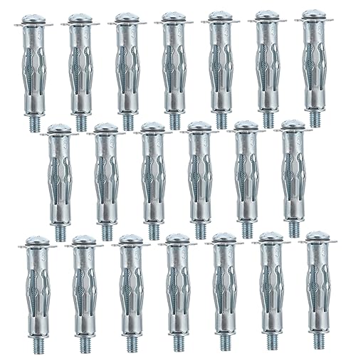 BESTOYARD 20 Stück Hohlraumdübel Brolly Plug für Gipskarton und Trockenbau Stabile Wandanker mit Rotations Schutz Geeignet für Verschiedene Wandmaterialien von BESTOYARD