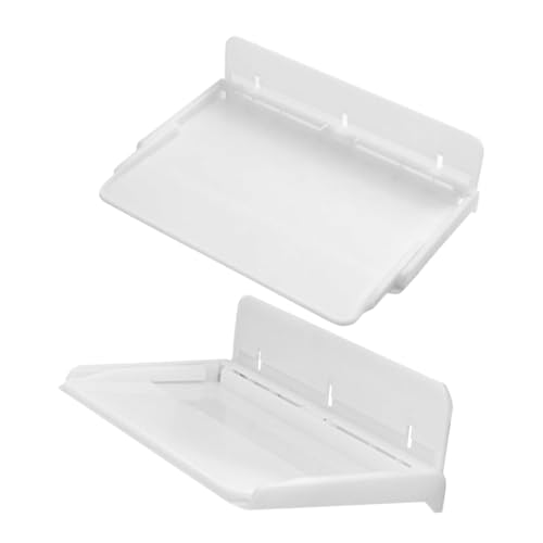 BESTOYARD 2stücke Titel Wandregal Ohne Bohren Klappbarer Nachttisch Organizer Faltbare Ablage Für Schlafzimmer Und Küche Stabiler Wandmontage Aufbewahrungsschrank von BESTOYARD