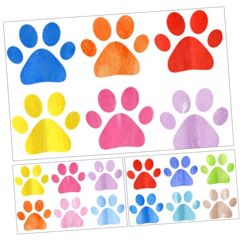 BESTOYARD 3blätter Pfotenabdruck Wandaufkleber Aus Weichem Leicht Anzubringen Und Abzuziehen Für Wohnzimmer Und Kinderzimmer-Dekoration BESTOYARD 3blätter Pfotenabdruck Wandaufkleber Aus Weichem Leicht Anzubringen Und Abzuziehen Für Wohnzimmer Und Kinderzimmer-Dekoration von BESTOYARD