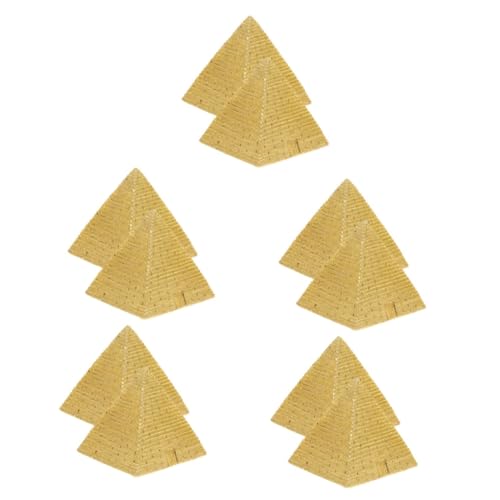 BESTOYARD 10stücke Kleine Simulation Pyramidendekoration Aus Feinem Harz Retro Ägyptisches Design Für Stilvolle Tischdekoration Für Zuhause Büro BESTOYARD 10stücke Kleine Simulation Pyramidendekoration Aus Feinem Harz Retro Ägyptisches Design Für Stilvolle Tischdekoration Für Zuhause Büro von BESTOYARD