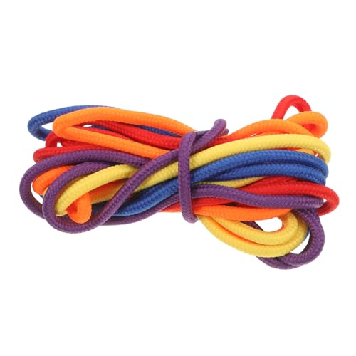 BESTOYARD 50 Stück Teiliges Bunte Kinderschnürsenkel mit Spitzen Pädagogisches Fädelspielzeug für Vorschule Fördert Feinmotorik Lernspiel für Farbenfrohe Schnürsenkel zum Binden und Basteln von BESTOYARD