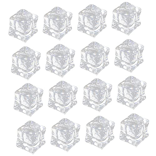 BESTOYARD 50stücke Transparente Acryl-eiswürfel Realistische Künstliche Eiswürfel Für Fotografie Hochzeiten Dekoration Und -projekte Für Tisch Und Essenspräsentationen von BESTOYARD