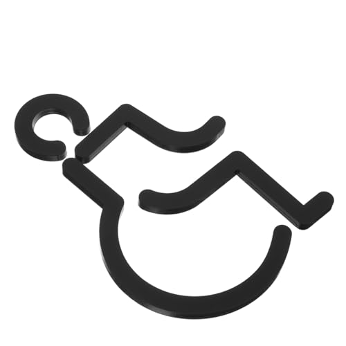 BESTOYARD Behindertentoilette Schild aus Robustem Eisen Leicht zu Montieren Langlebig und Faltbeständig für Toiletten und Aufzüge Sichtbares Rollstuhlsymbol für Barrierefreie Zugänge BESTOYARD Behindertentoilette Schild aus Robustem Eisen Leicht zu Montieren Langlebig und Faltbeständig für Toiletten und Aufzüge Sichtbares Rollstuhlsymbol für Barrierefreie Zugänge von BESTOYARD