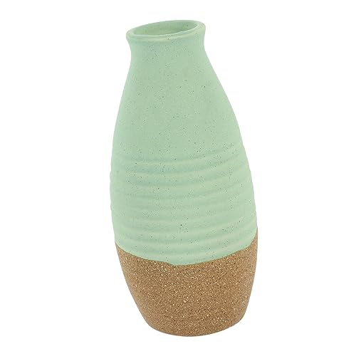 BESTOYARD Blumenvase Aus Keramik Kleine Goldene Vase Weiße Hohe Vase Kunstvasen Ornamente Cottage-kerndekor Tischvase Vasen Für Blumen Tulpe Wandmontierte Rohrvase Donut-vase Hohe Bodenvase von BESTOYARD