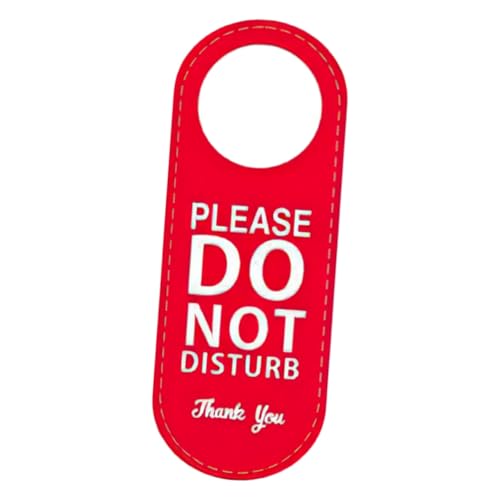 BESTOYARD Doppelseitiges Ledertürschild für Hotel und Büro mit Privatsphäre Indikator Hängendes Türschild für Besprechungsräume Konferenz und Ruhebereiche von BESTOYARD