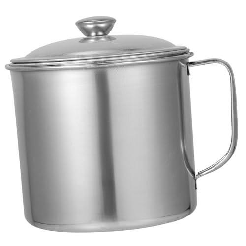 BESTOYARD Edelstahl Ölbehälter mit Integriertem Filternetz Fettkanne Küchenaufbewahrung Ölfilterbecher zum Filtern von Bratfett und Speiseöl Rostfrei Langlebig Praktisch für Haushaltsküche BESTOYARD Edelstahl Ölbehälter mit Integriertem Filternetz Fettkanne Küchenaufbewahrung Ölfilterbecher zum Filtern von Bratfett und Speiseöl Rostfrei Langlebig Praktisch für Haushaltsküche von BESTOYARD