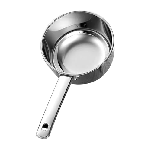 BESTOYARD Edelstahl Suppenkelle mit Langem Griff Rostfrei Bruchsicher Tiefer Wasserschöpfer für Haushalt Küchenutensil zum Servieren von Suppe und Brei Rutschfester Griff von BESTOYARD