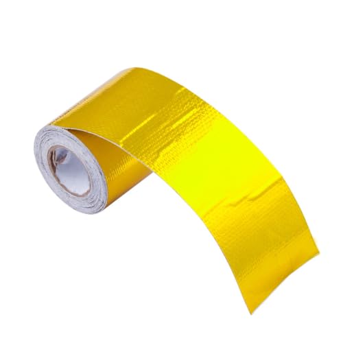 BESTOYARD Hochtemperaturbeständiges Aluminiumklebeband Flexibles Selbstklebendes Band für Auspuff Klimaanlagen und Industrielle Anwendungen Langlebig und Isolierend von BESTOYARD