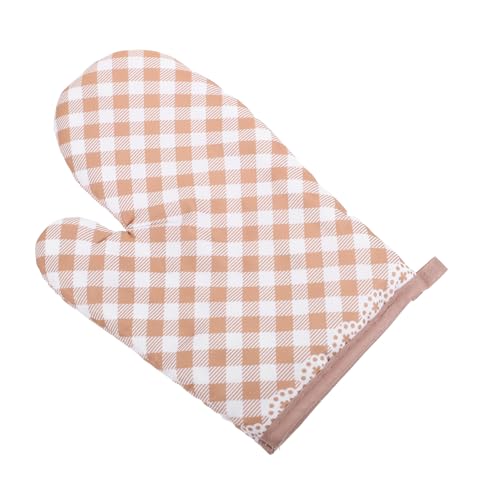BESTOYARD Hitzebeständige Ofenhandschuhe Aus Robuste Backhandschuhe Mit Aufhängeschlaufe Für Sicheres Grillen Kochen Und Backen Für Küche BBQ Und Mikrowelle von BESTOYARD