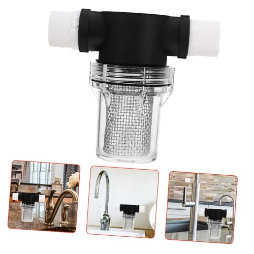 BESTOYARD Kleiner Wasserfilter mit Mesh Sieb Kunststoff Netzfilter für Gartenbewässerung Installieren und Reinigen Ersatz für PVC Rohrsysteme Geeignet für Pipeline und Zuchtbetriebe von BESTOYARD