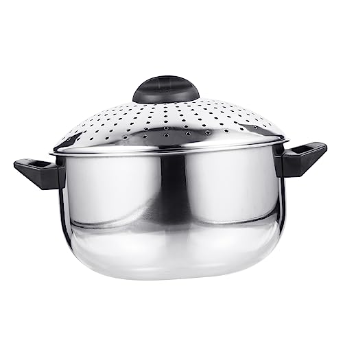 BESTOYARD Nudelkochtopf mit Siebeinsatz Hochwertiger Druckkochtopf für Gesundes Kochen und Einfache Handhabung von BESTOYARD
