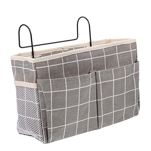 BESTOYARD Praktische Hängende Tasche Vielseitige Aufbewahrungstasche für Bettkante Organizer für Snacks Bücher Fernbedienungen für Studentenwohnheime Karomuster BESTOYARD Praktische Hängende Tasche Vielseitige Aufbewahrungstasche für Bettkante Organizer für Snacks Bücher Fernbedienungen für Studentenwohnheime Karomuster von BESTOYARD