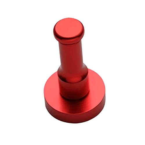 BESTOYARD Runde Wandhaken aus Aluminium Wandmontierte Multifunktionshaken Rot für Handtücher Mäntel Hüte und Robuste Rostfreie Aufhängemöglichkeit für Bad Schlafzimmer und Büro von BESTOYARD